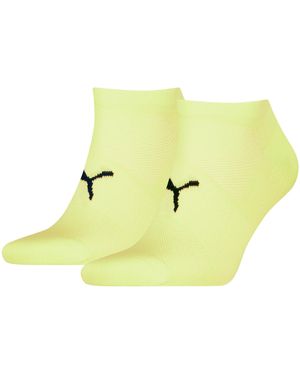 PUMA Uniseks Sneakersokken - Geel