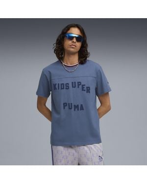 PUMA X Kidsuper Graphic T-Shirt Herren, Kleidung, Dark - Blau