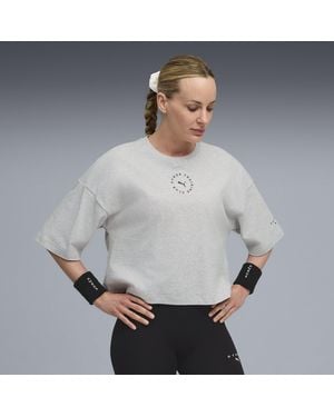 PUMA T-Shirt Cropped X Hyrox Lifestyle Da Donna - Grigio