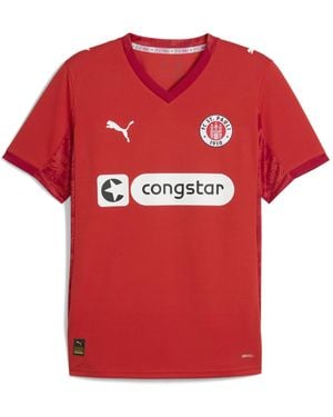 PUMA Maglia Gara Fourth Fc St. Pauli 25/26 Da Uomo - Rosso
