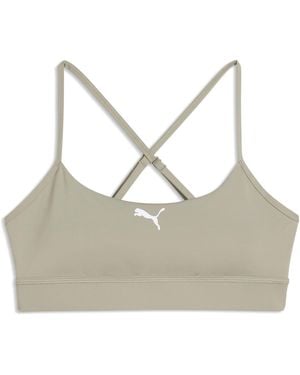 PUMA Exhale Low Impact Trainings-Bh Frauen, Kleidung - Grau