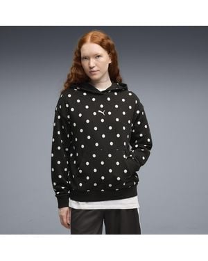 PUMA Relaxed Hoodie Damen, Kleidung - Schwarz