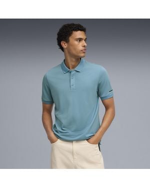 PUMA Porsche Design Polo Kleidung, Cloudy Skies - Blau