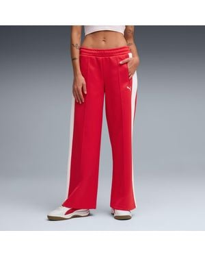 PUMA T7 Low Rise Track Trousers - Red