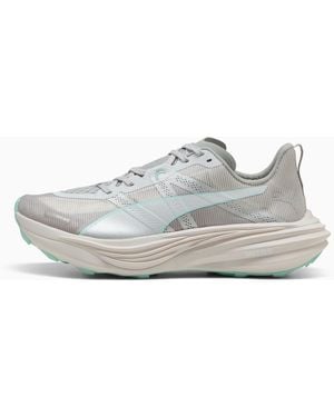 PUMA Deviate Nitro Elite Trail Running Shoes Feather/Mint Melt - White