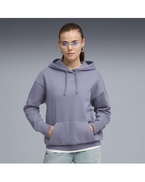 PUMA Essentials Fleece Relaxed Hoodie - Purple