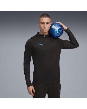 PUMA Individualcup Voetbaltop Met Kwartrits Voor Blauw/Zwart/Wit, Maat