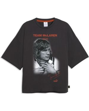 PUMA Mclaren Racing James Hunt Oversized T-Shirt - Black