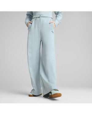 PUMA Pantaloni Da Tuta Premium Ess Vestibilità Comoda Da Donna - Blu