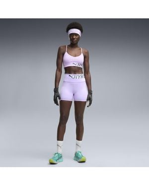 PUMA X Hyrox Pwrmode 4" Short Tights - Purple