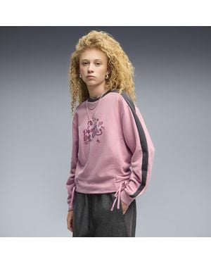 PUMA Felpa X Powerpuff Girls Da Donna, Abbigliamento, Rosa