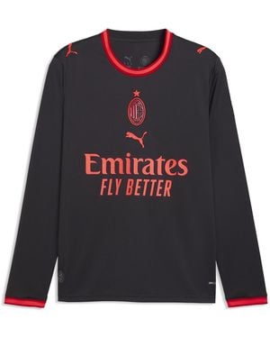 PUMA Ac Milan 26/27 Langarm-Ausweichtrikot Herren, Accessoires - Schwarz