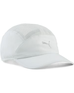 PUMA Running 5 Panel Mesh Hat - White
