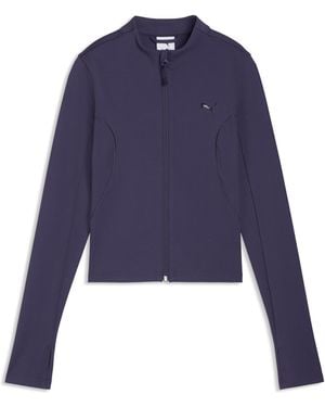 PUMA Giacca Sportiva Tech Sense Da Donna, Accessori, Viola - Blu