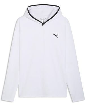 PUMA Cloudspun Tech Tour Golfhoodie Voor Maat - Wit