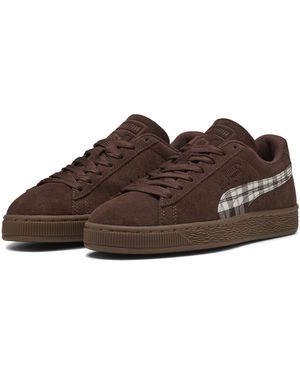 PUMA Suede Patch Trainers - Brown