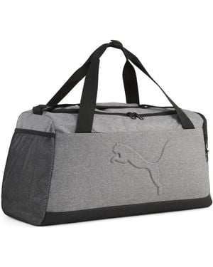 PUMA Buzz Heather 35L Small Sports Bag - Grey