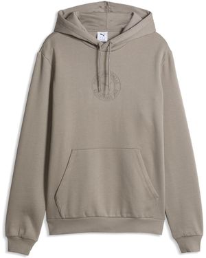 PUMA Elevated Essentials Tonal Graphic Hoodie - Gray