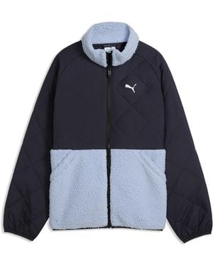 PUMA Chaqueta Acolchada Holgada Juvenil, Accesoiros, Azul