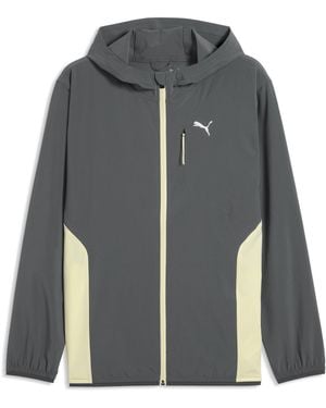 PUMA Flex Stretch Gewebte Trainingsjacke Herren, Kleidung - Grau