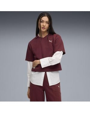 PUMA Class Relaxed Polo Damen - Rot