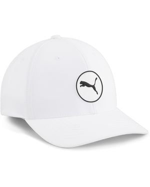PUMA Circle Cat Tech Golfcap - Weiß