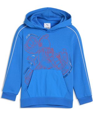 PUMA Sudadera Con Capucha X Transformers T7 De Corte Holgado Y Con Estampado Para Niños, Accesoiros, Azul