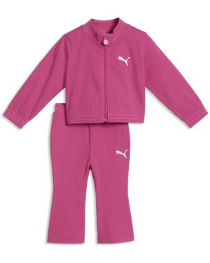 PUMA Chándal Essentials Elevated Acanalado Infantil, Accesoiros, Rosa
