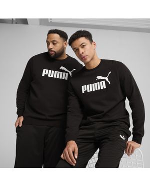 PUMA Girocollo Essentials Con Logo N. 1 Da Uomo - Nero