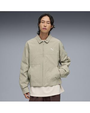 PUMA Closet Essentials Utility Jacket - Gray