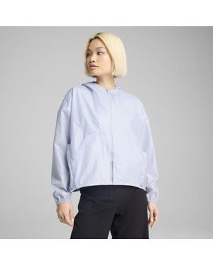 PUMA Closet Essentials Oversized Wind Jacket - White