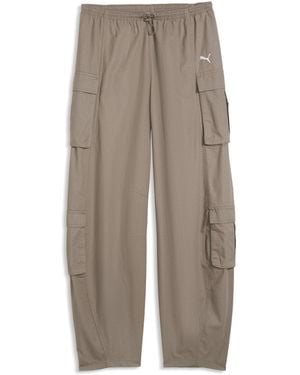 PUMA Essentials Relaxed Cargo Trousers - Brown