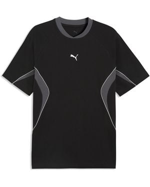PUMA Sport Relaxed Colourblocked T-Shirt - Black