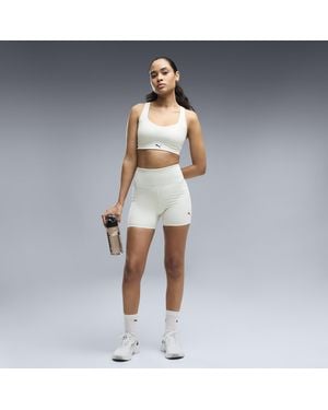 PUMA Pantaloni Aderenti Pwrmode 4" Da Donna, Abbigliamento, Verde