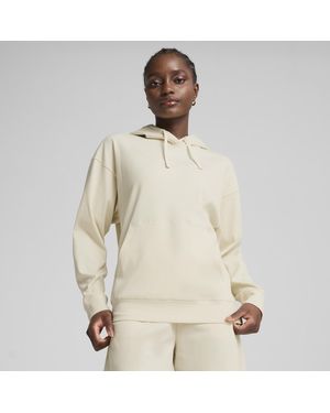 PUMA Ess Elevated Comfort Rib Hoodie - Natural