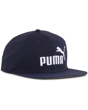 PUMA Ess No. 1 Logo Cap Mit Flachem Schirm - Blau