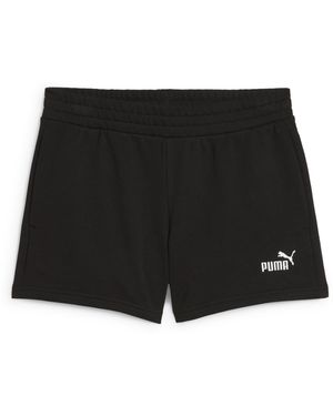 PUMA Ess Small No. 1 Logo 4" Shorts - Black