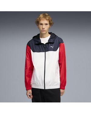 PUMA Essentials Relaxed Windbreaker Jacket - Red