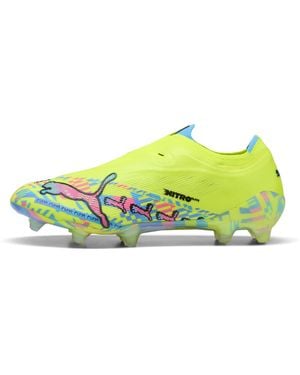 PUMA Chaussures De Football Sans Lacets Ultra Nitrotm 7 Ultimate Advanced Level Fg E - Jaune