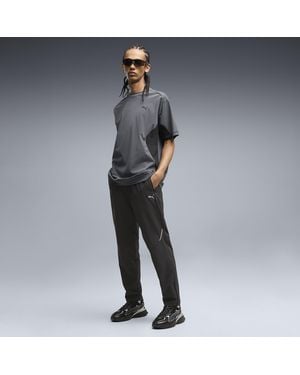 PUMA Pantaloni Da Training Elasticizzati A 4 Vie Tech Da Uomo, Accessori, Nero - Grigio