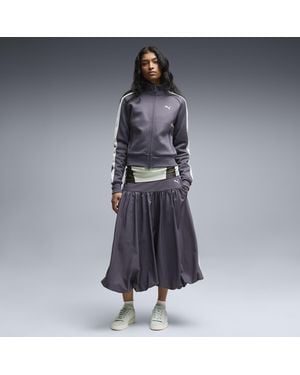 PUMA Gonna Midi A Palloncino T7 Da Donna, Accessori, Grigio - Blu