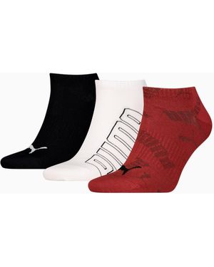 PUMA Uniseks Sneakersokken Voor - Rood