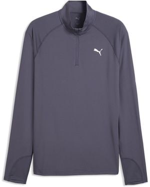PUMA Velocity Cloudspun Running Quarter-Zip Top - Blue