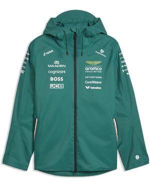 PUMA X Aston Martin Aramco F1 Team Replica Rain Jacket - Green