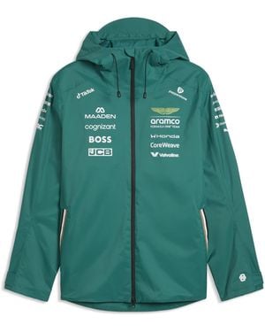 PUMA X Aston Martin Aramco F1Â Team Replica Rain Jacket - Green