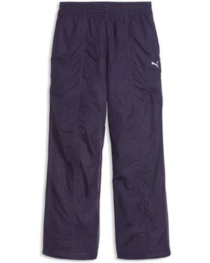 PUMA Dare To Relaxed Woven Trousers - Purple