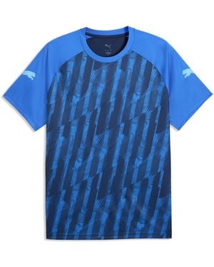 PUMA Camiseta De Fútbol Individualliga Estampada Para Hombre, Accesoiros, Azul