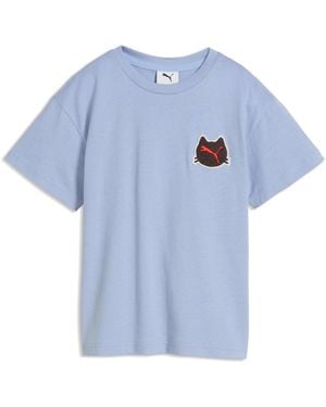 PUMA Camiseta Holgada Imaginary Friend Badge Para Niños, Accesoiros, Azul