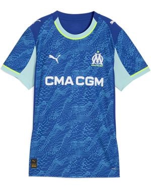 PUMA Olympique De Marseille 25/26 Third Jersey Sport, Vivid/Azure - Blau
