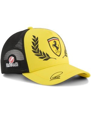 PUMA Scuderia Ferrari Hp Replica Uk Hamilton Trucker Cap, Accessoires - Gelb